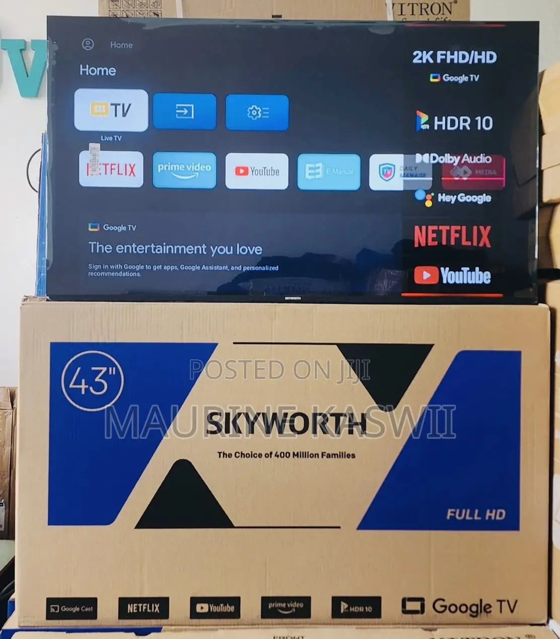 Skyorth 43” Full Hd Google 43e3500g