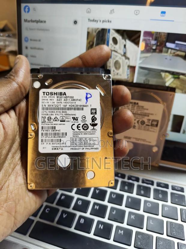 500gb Toshiba Laptop Hard Drive – 2.5” Internal HDD