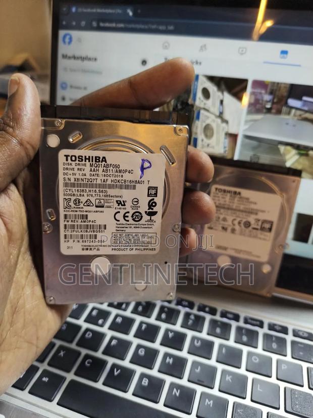 Toshiba 500gb Internal HDD – Laptop Storage Drive