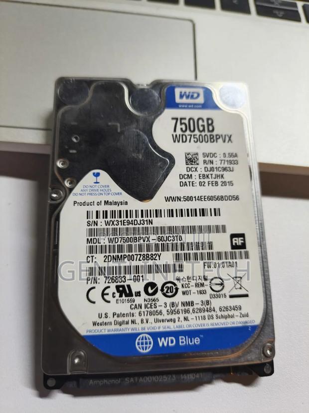 750gb Wd Laptop HDD – Fast Durable Storage