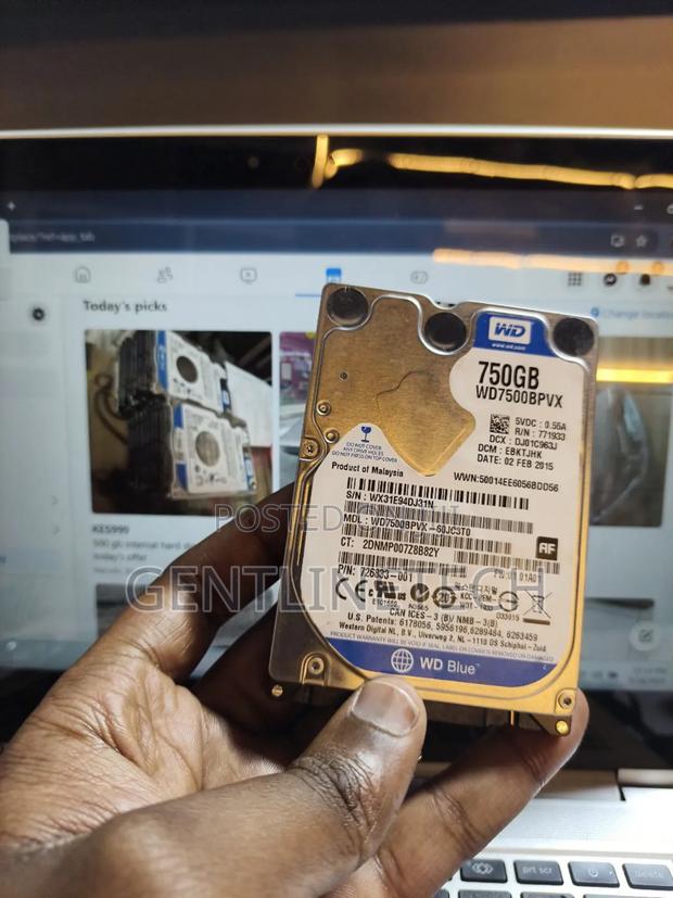 Western Digital 750gb 2.5” HDD – Smooth Performance