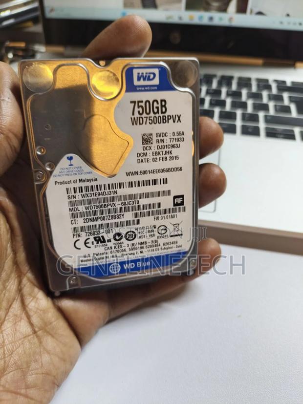 750gb Wd Laptop HDD – 2.5” Internal Hard Drive
