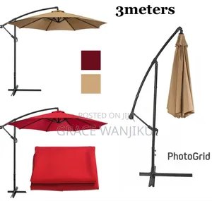 3m Parasol Replaceable Cloth Garden Umbrella