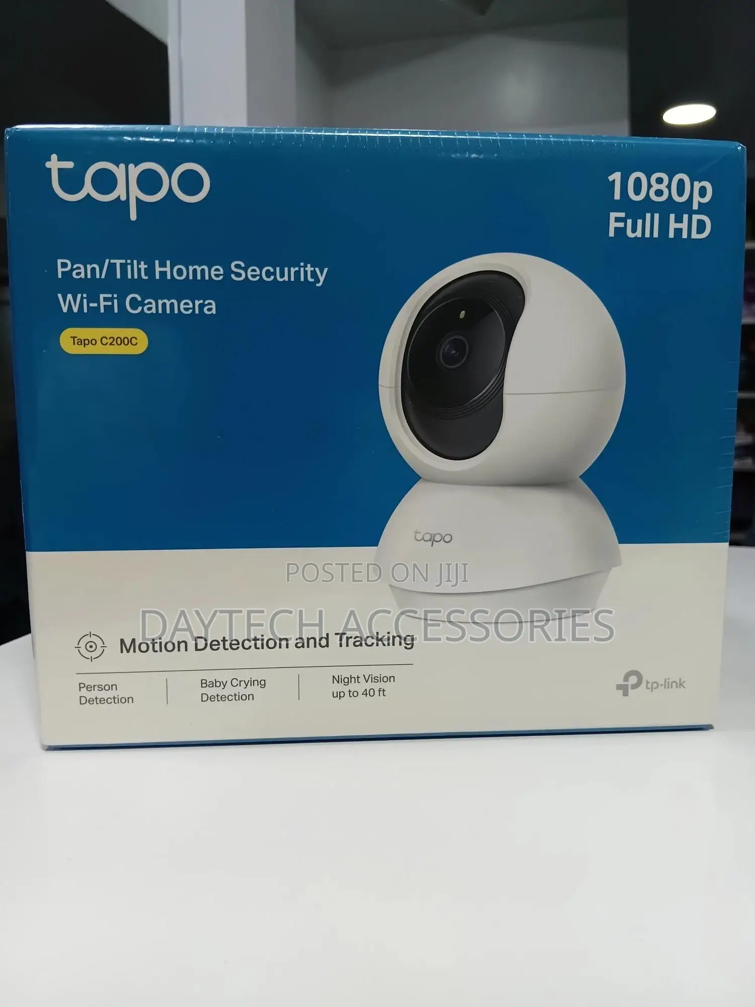 Tp Link Tapo C200c Pan Tilt Home Security Wi-Fi Camera - White