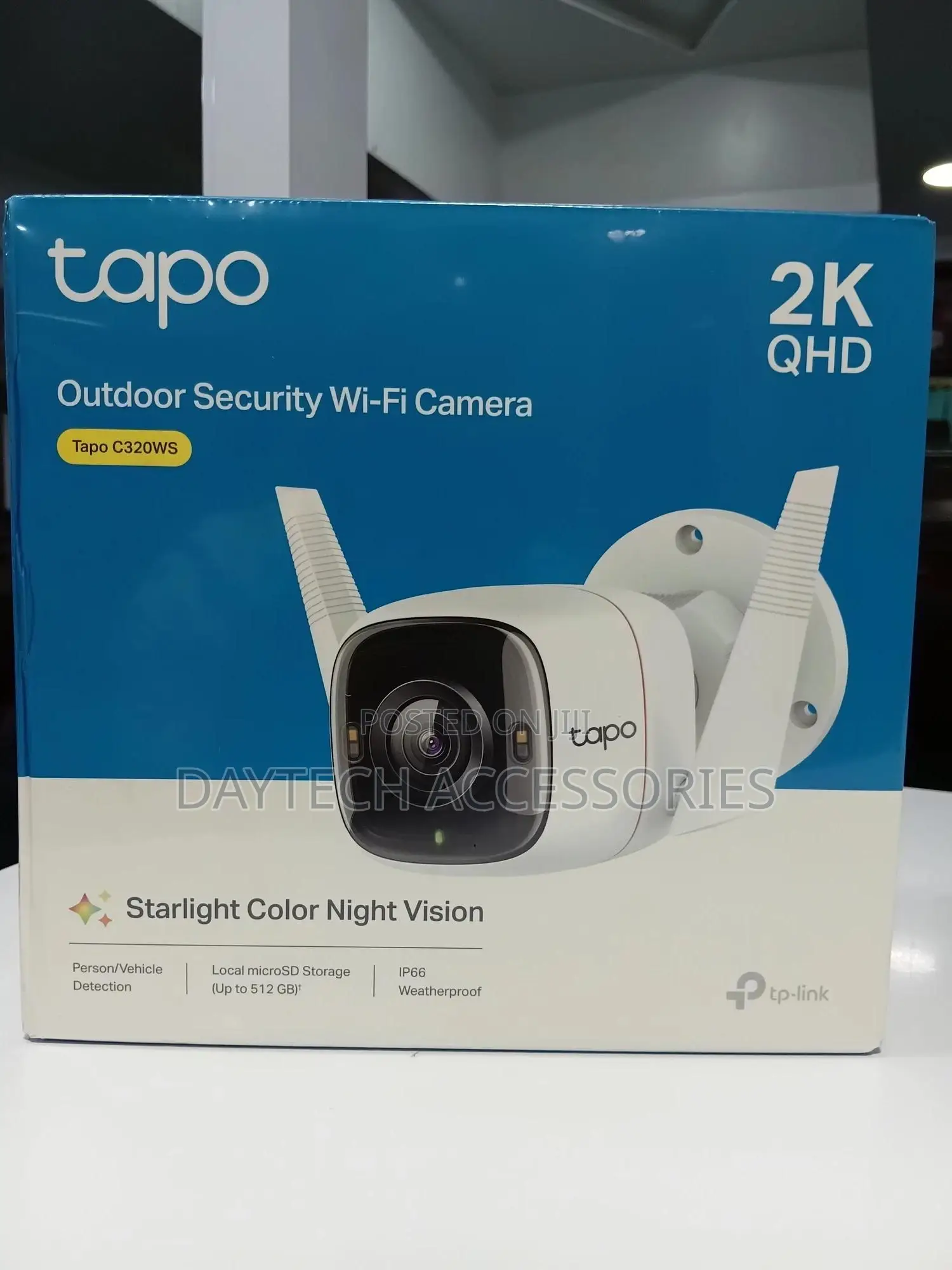 Tp-Link Tapo QHD Outdoor Security Camera Ip66 Weatherproof.
