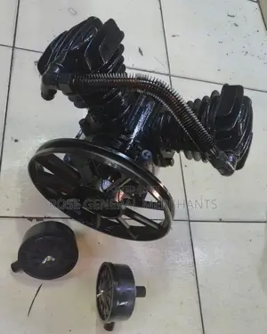 V-Twin Industrial Air Compressor Pump Head