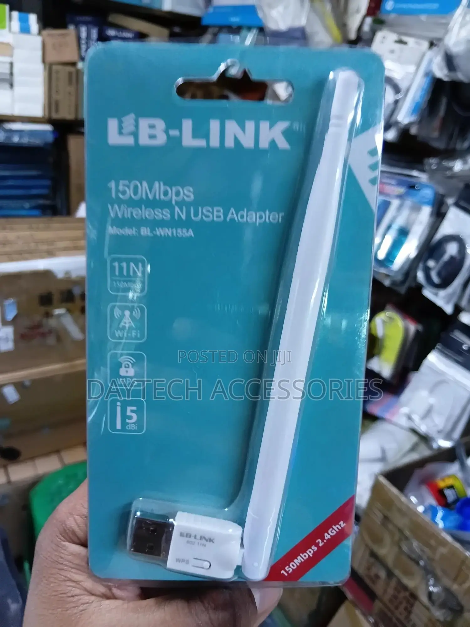 Lb-Link Bl-Wn155a 150mbps Wireless-N Wifi Usb Adapter (White)