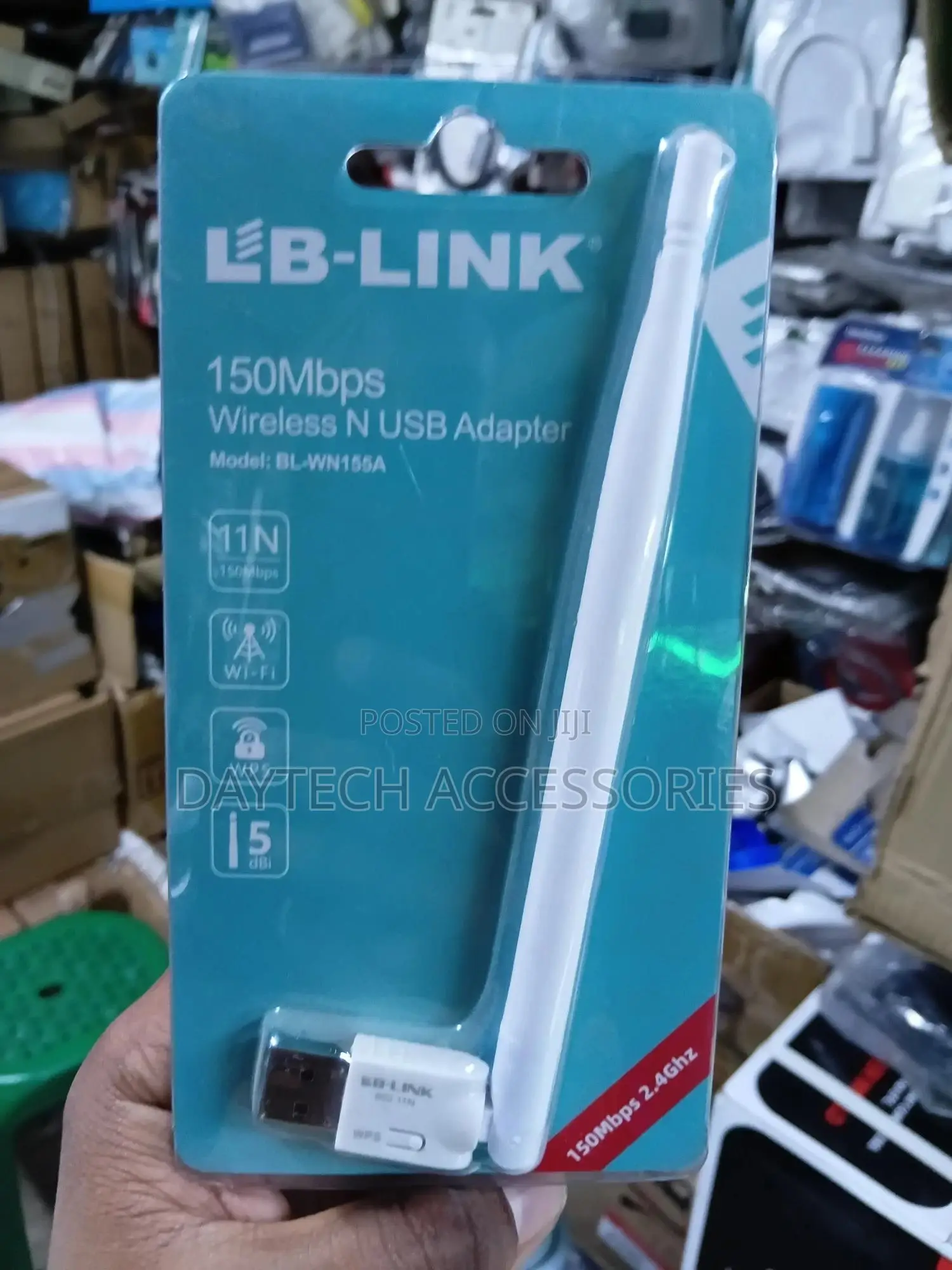 Lb-Link Bl-Wn155a 150mbps Wireless-N Wifi Usb Adapter (White)