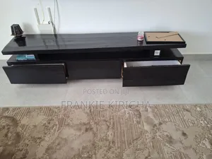 6ft Modern Tv Stand – Spacious Storage, Good Condition