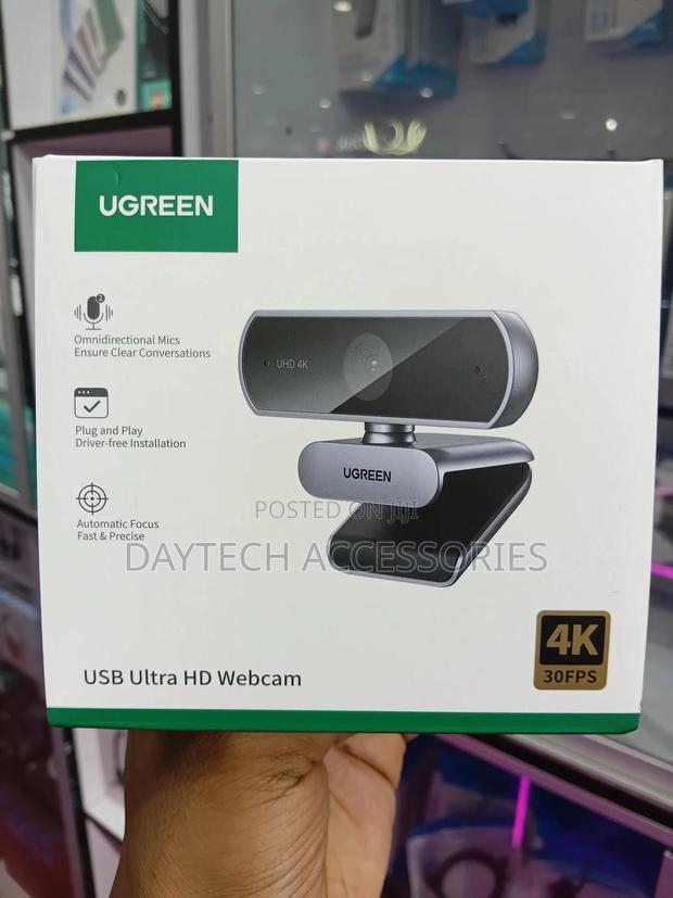 Ugreen Webcam For Pc Ultra Hd Web Camera With Microphone. - thumbnail 2