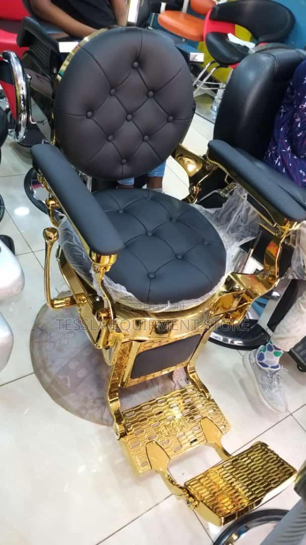 Supreme Gold Barber Chair - main view