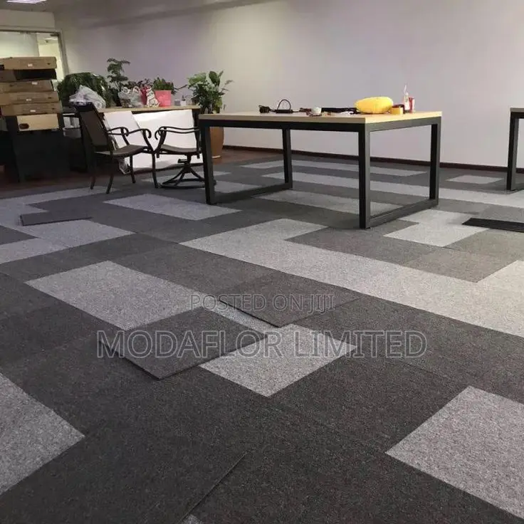 Plain Office Carpet Tiles – Professional and Modern Flooring