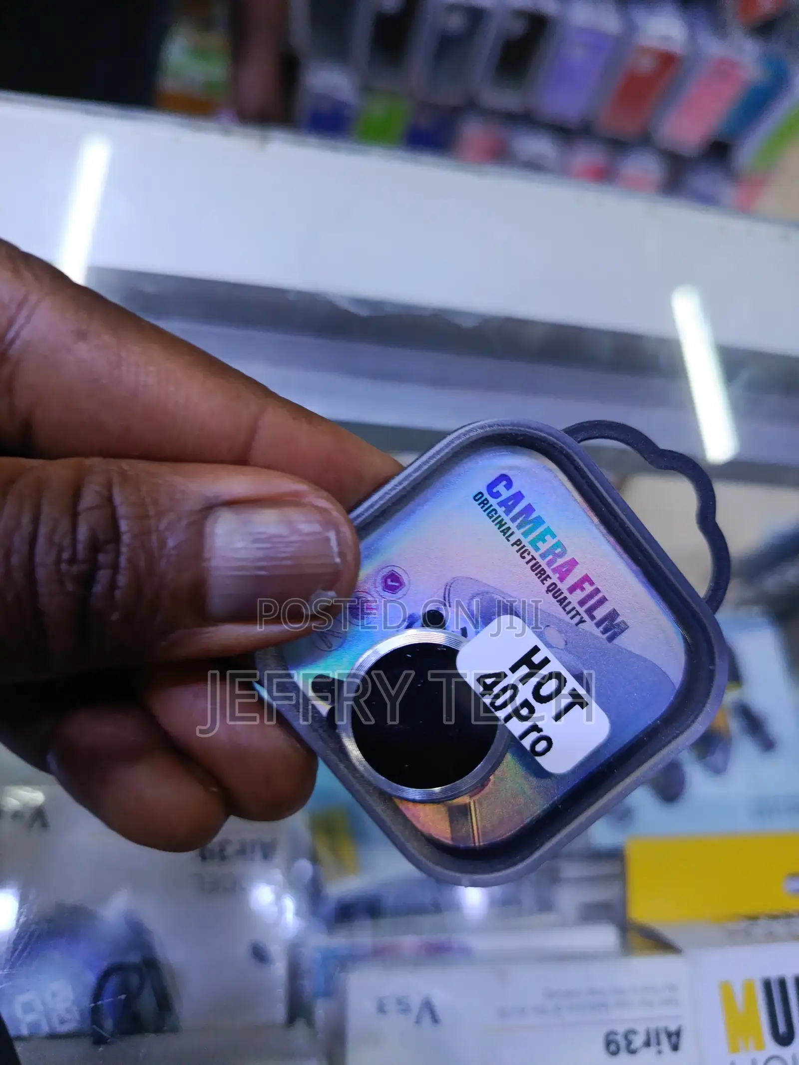 Alkon Metal Ring Camera Lens Protector for Infinix Hot 40 Pro.