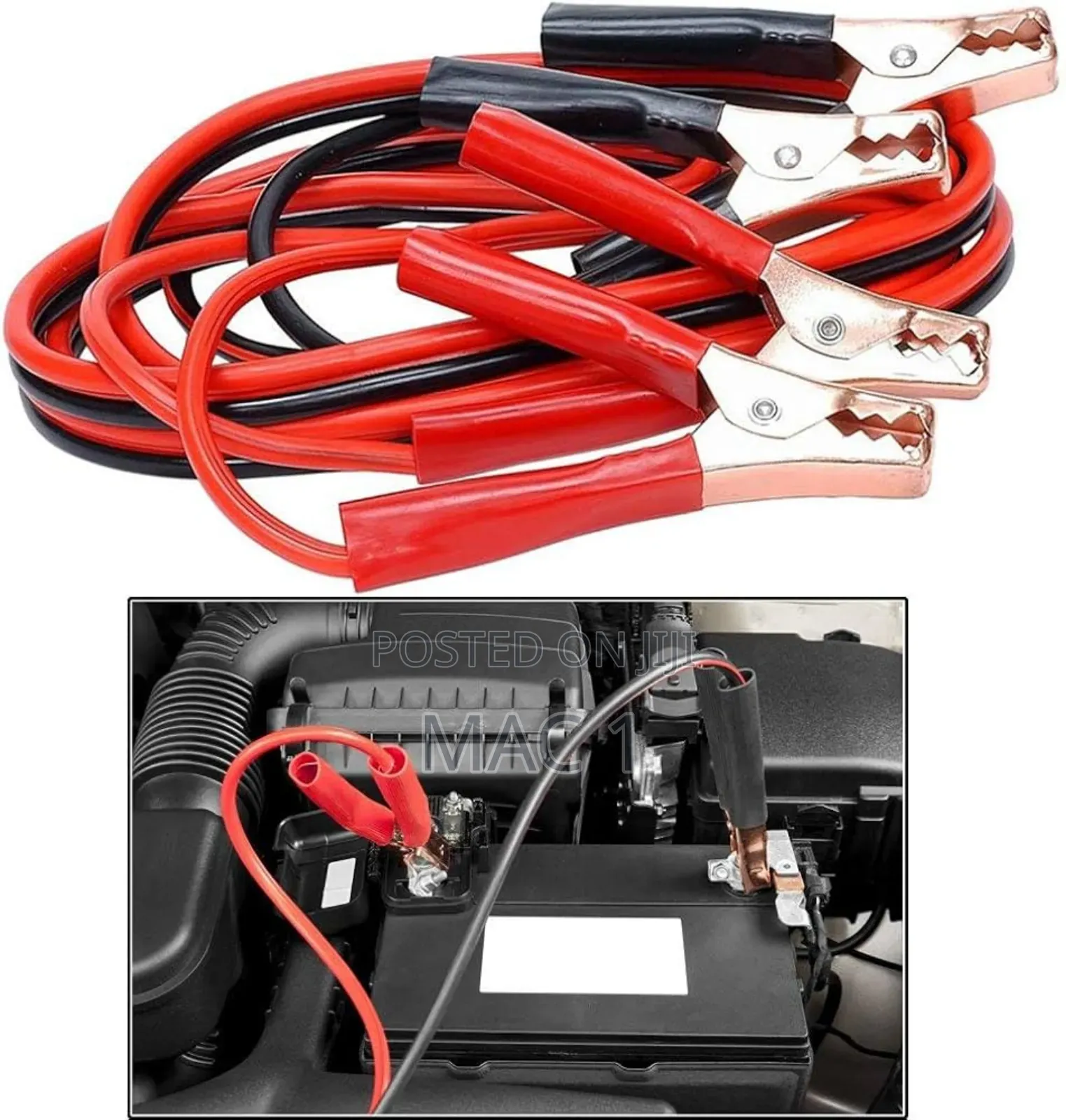 1000 Amp Jumpers Cable Red and Black Cables