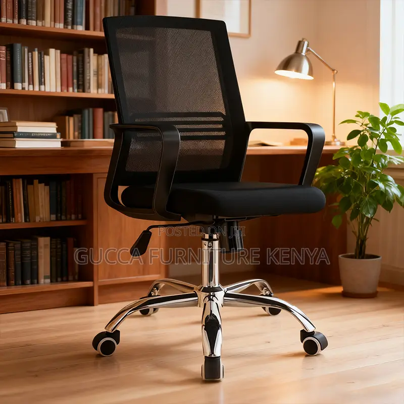 Adjustable Swivel Captain Mesh Study Chair