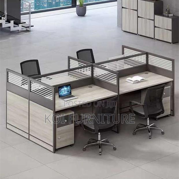Office Workstation; Four Way Collaboration Office Workstation - thumbnail 5