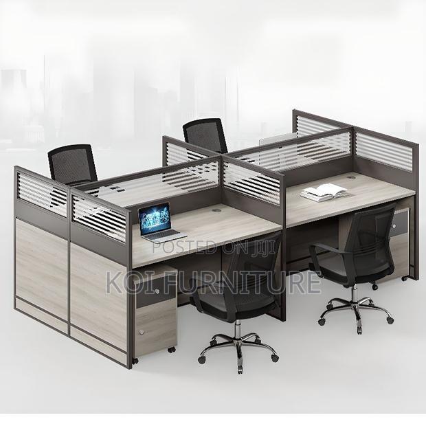 Office Workstation; Four Way Collaboration Office Workstation - thumbnail 6