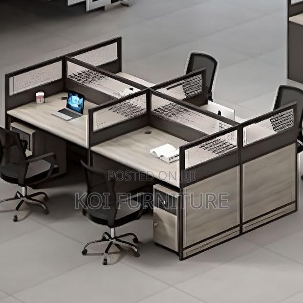 Office Workstation; Four Way Collaboration Office Workstation - thumbnail 7