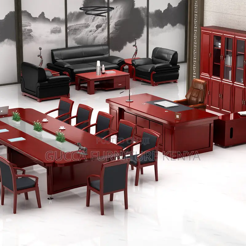1.6m Executive Mahogany President Office Desk