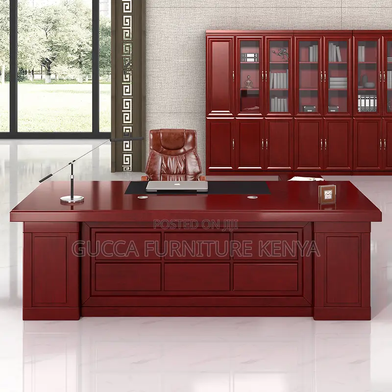 1.6m Executive Mahogany President Office Desk