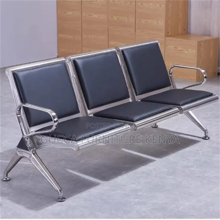 3-Seater Durable Reception Waiting Bench
