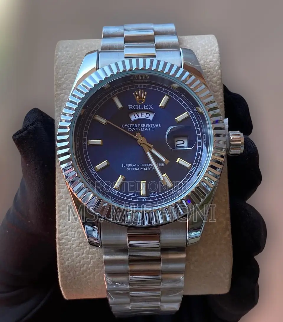Stainless Steel Rolex Oyster Perpetual Day-Date. (Boxed)