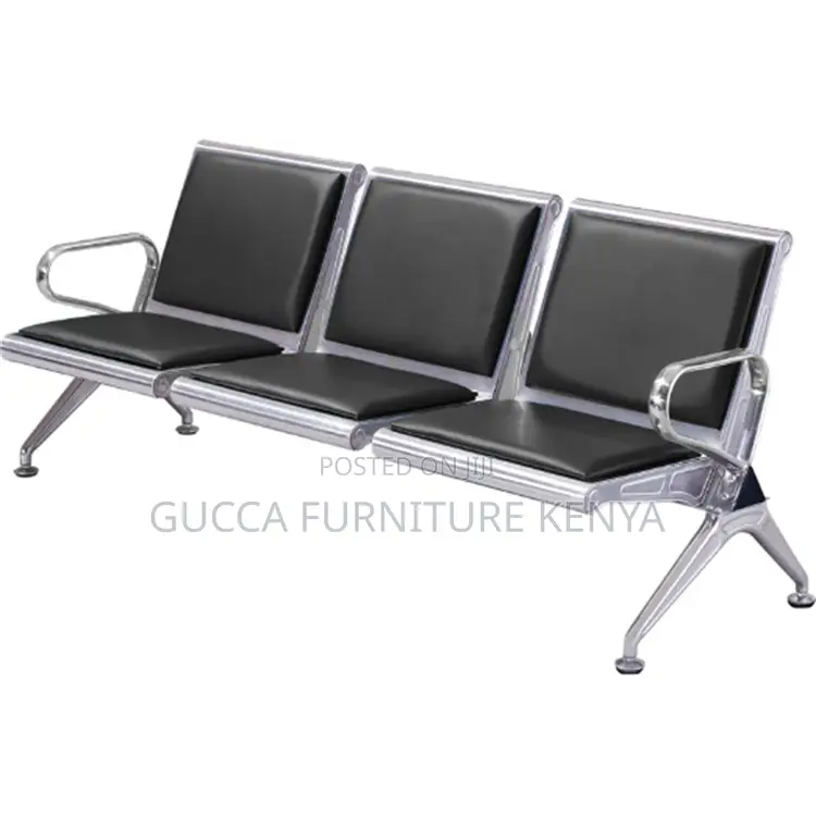 3-Seater Durable Reception Waiting Bench