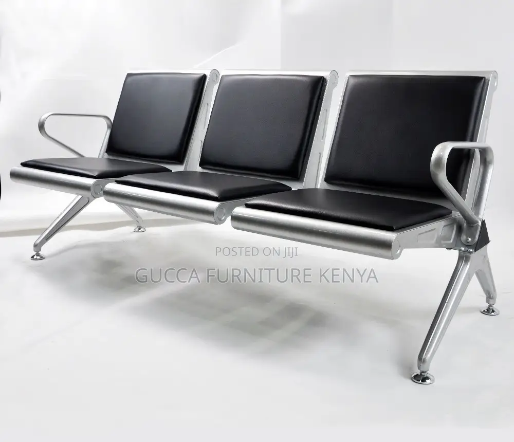 3-Seater Durable Reception Waiting Bench