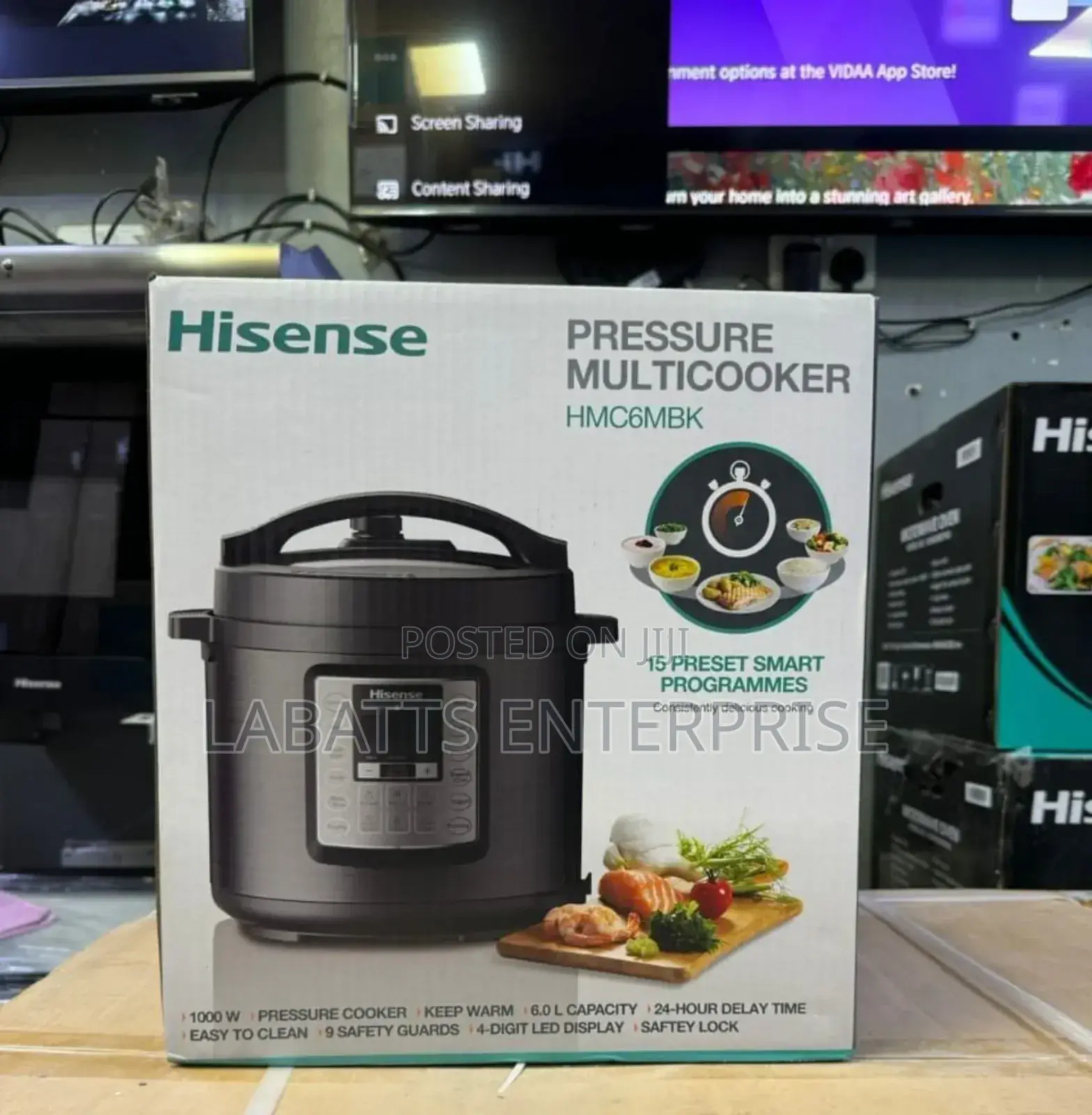 Hisense Pressure Cooker 6 LTRS 6-in-1 Multi Cooker