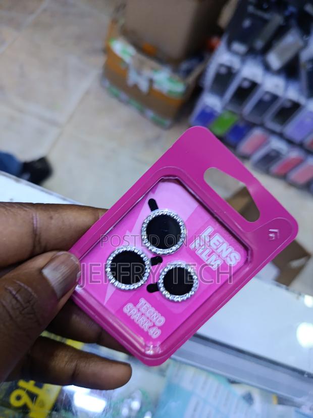 Mildy Tecno Spark 40 Glitter Ring Metal Camera Lense Protector - thumbnail 3