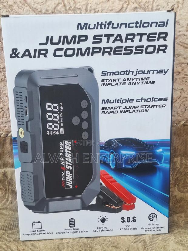 All-in-One Car Jumper Kit With Air Compressor - thumbnail 6