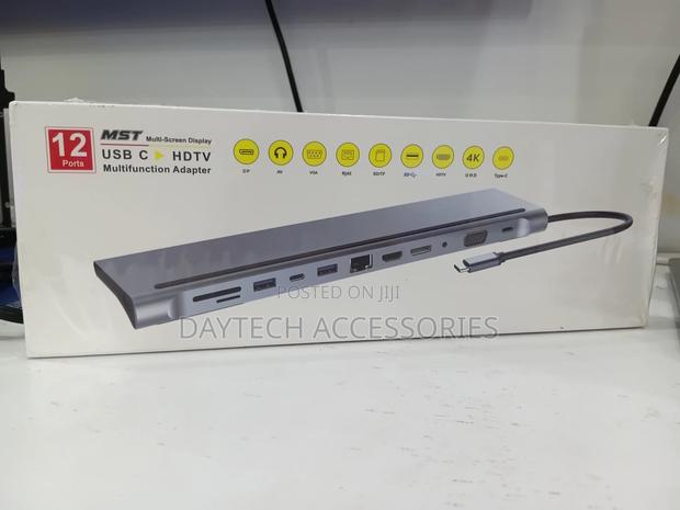 12-in-1 MST Usb-C Multifunction Docking Station (Model Thshc). - thumbnail 2