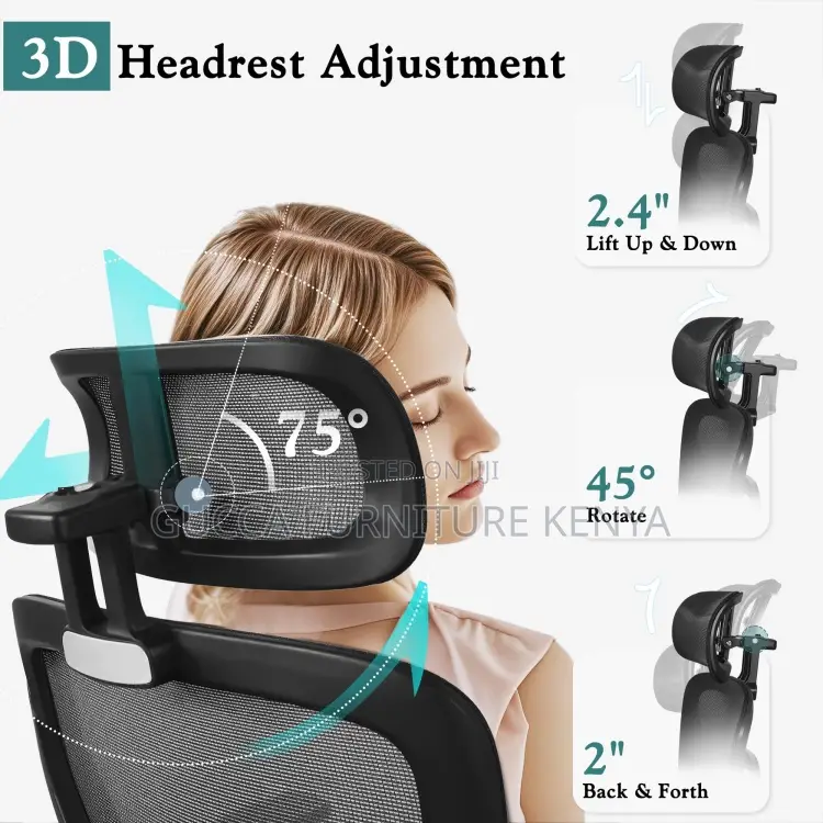 Executive Mesh Task Chair With Lumbar Support