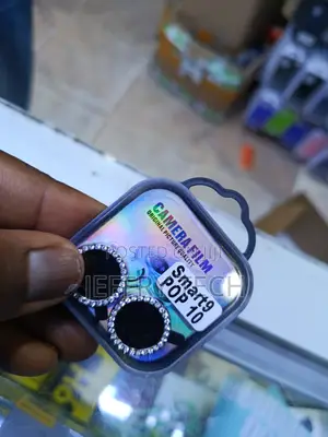 Kimik Camera Glitter Lens Protector Infinix Smart 9 and Tecno Pop 10.
