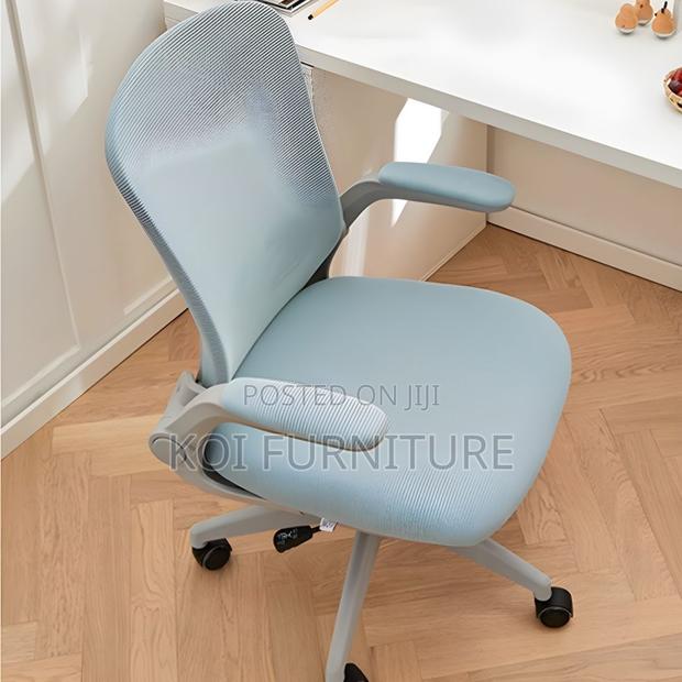 Office Chair; Ergonomic Office Seat With Adjustable Arms - thumbnail 4