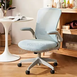 Office Chair; Ergonomic Office Seat With Adjustable Arms