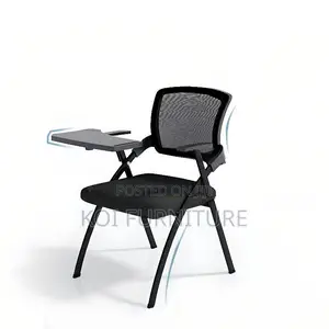 Office Chair; Conference Schooling Office Chair With Writing Pad