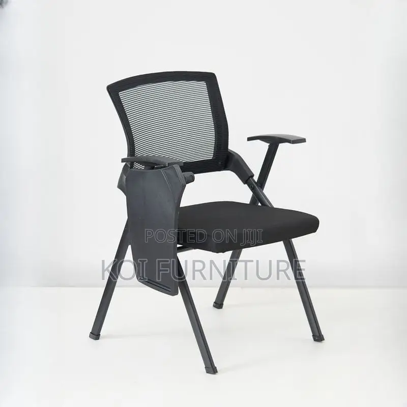 Office Chair; Conference Schooling Office Chair With Writing Pad