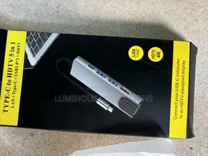 Laptop Type Ac to Hdmi, Usb, Network Rj45, Type C. Compatible With All
