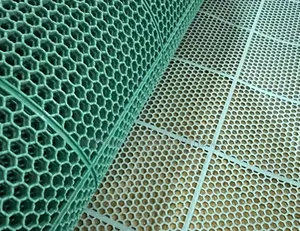 Smart Flooring PVC Honeycomb Perforated Mats.