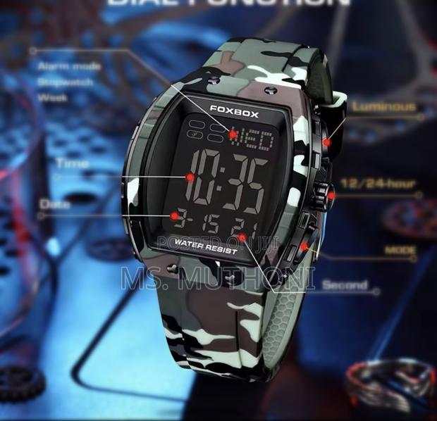 Gents Digital Camouflage Gents Wristwatch With Led Dispay