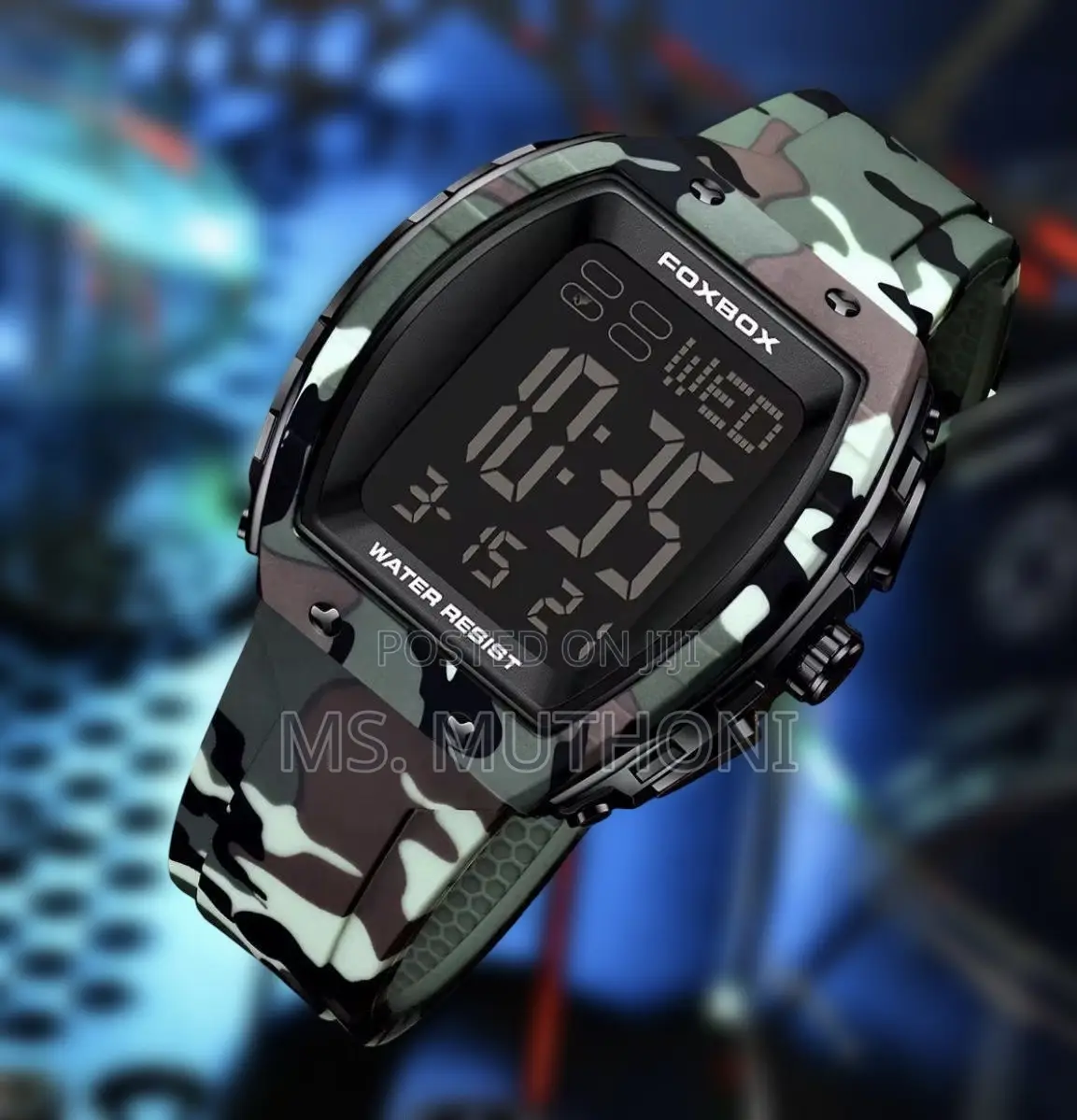 Gents Digital Camouflage Gents Wristwatch With Led Dispay