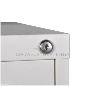 4-Drawer Steel Workstation Filing Cabinet