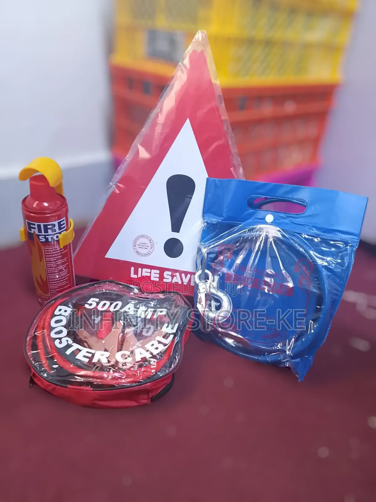 4 In 1 Car Safety Kit/ Emergency Kit
