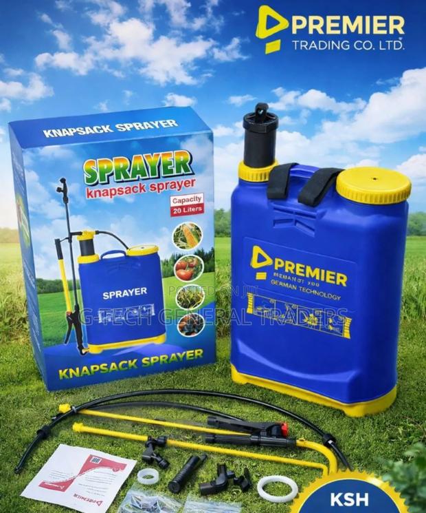 Premier 20l Heavy Duty Blue Knapsack Sprayer - main view