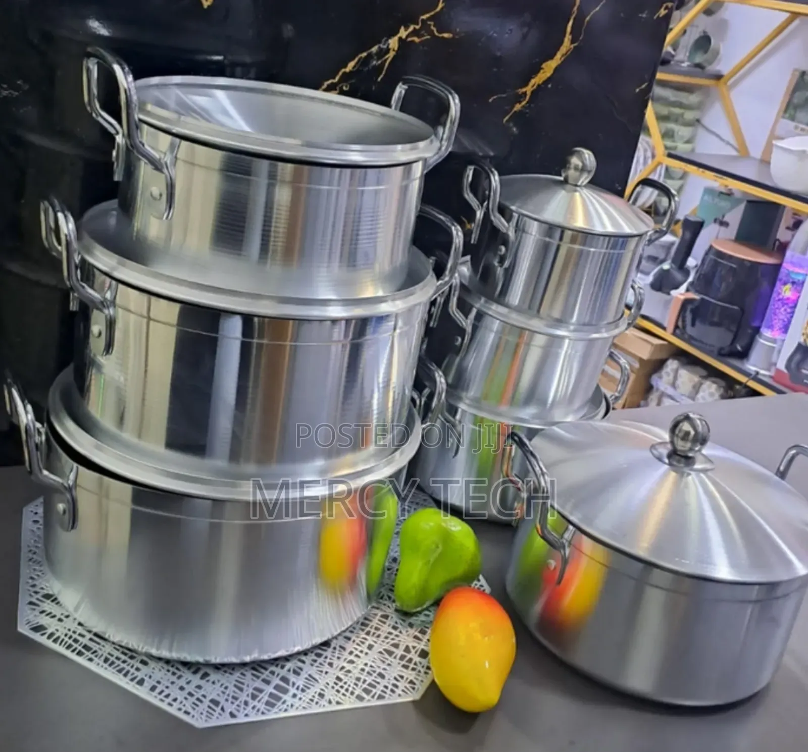 Tornado Tc 14-PCS Stainless Steel Cooking Pot Set
