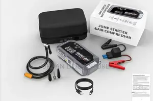New Design High Power Digital Jump Starter With Digital Compressor