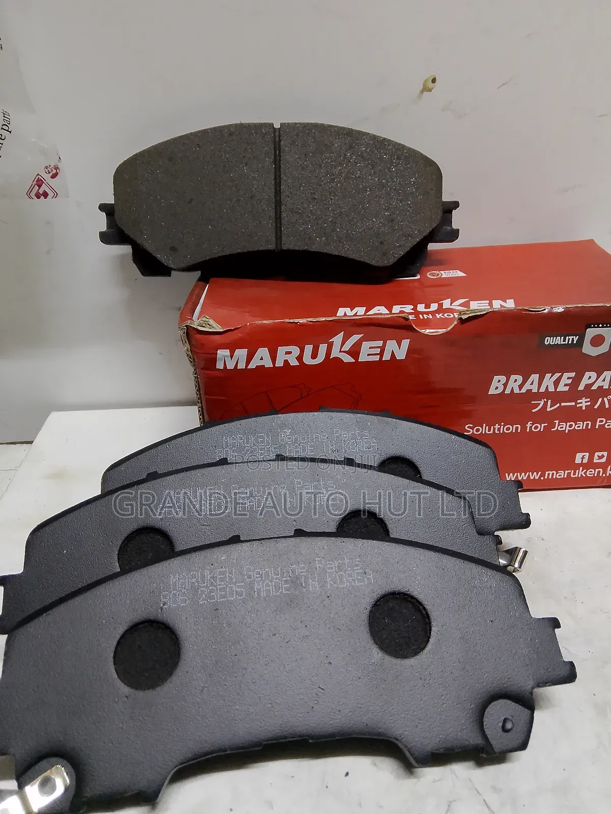Front Brake Pads Chevrolet Trailblazer (Maruken Brand)
