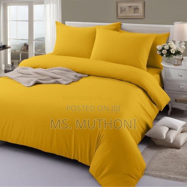 6pcs Cotton Plain Duvet Covers
