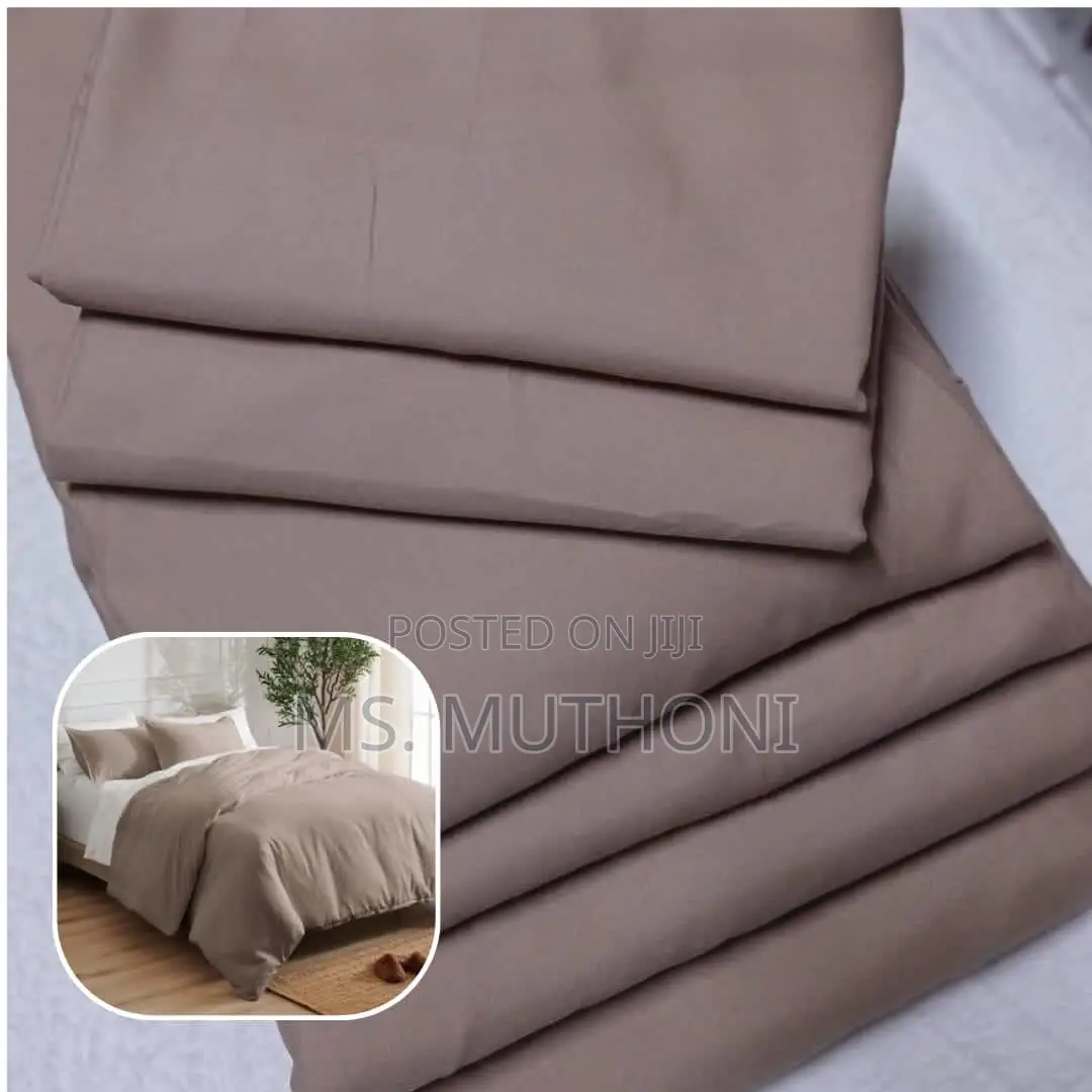 6pcs Cotton Plain Duvet Covers